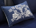 Hand-Beaded And Embroidered Cushion