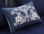 Hand-Beaded And Embroidered Cushion