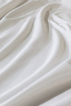 Premium Minimalist Linear 400Tc Cotton Satin Flat Bedding Set