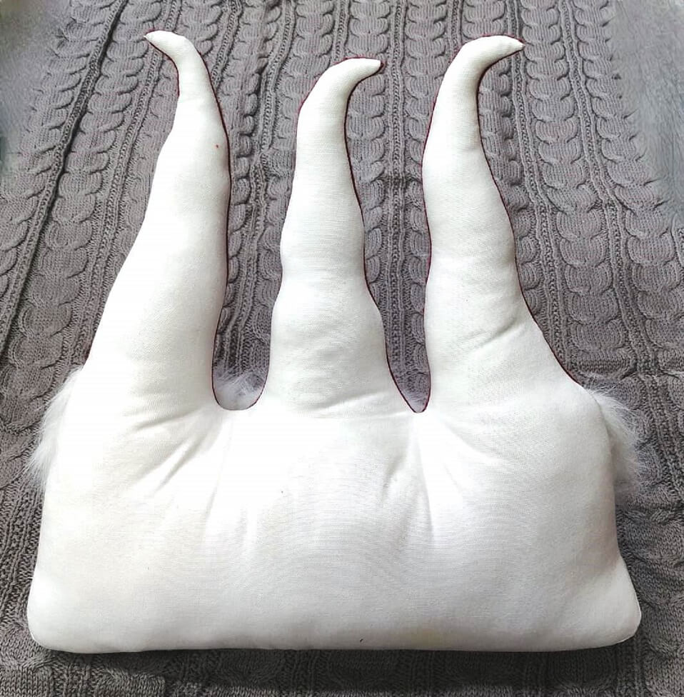 Whimsical Santa/Gnome Trio Character Pillow