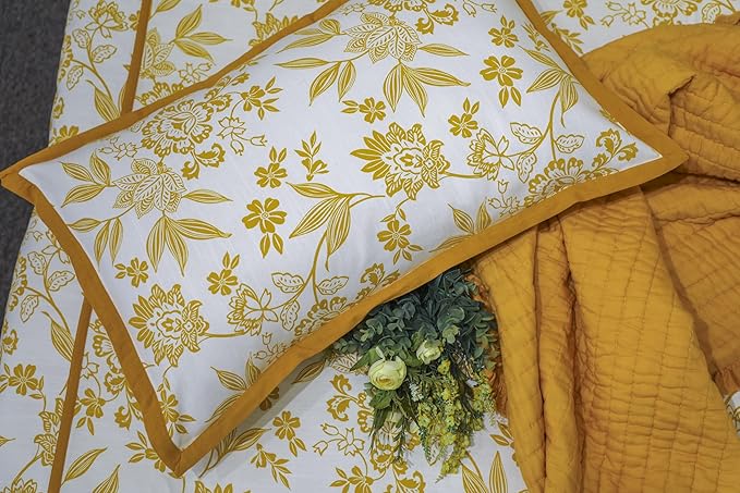 Luxury Meadow Ditsy Cotton Flat Bed Sheet Set
