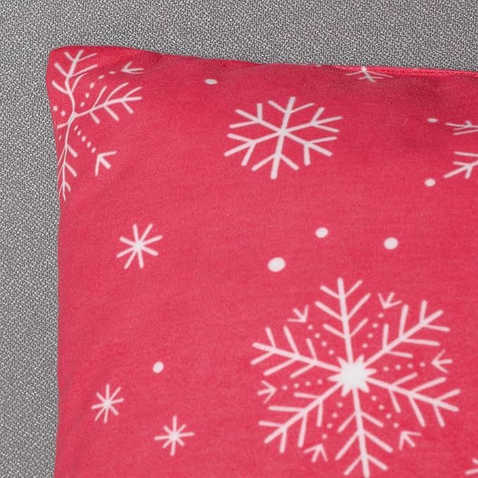 Snowflake Printed Cushion