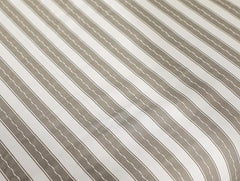 Ecrue 100% Premium Cotton Bedsheet – 180TC Classic Striped Design | Ultra-Soft & Breathable Fabric | Pack of 1 Flat Bed Sheet with 2 Pillow Covers