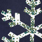 EcruE Luxury Snowflake Printed Cushion (16x16") – Cozy Winter Charm | Elegant Home Décor Accent