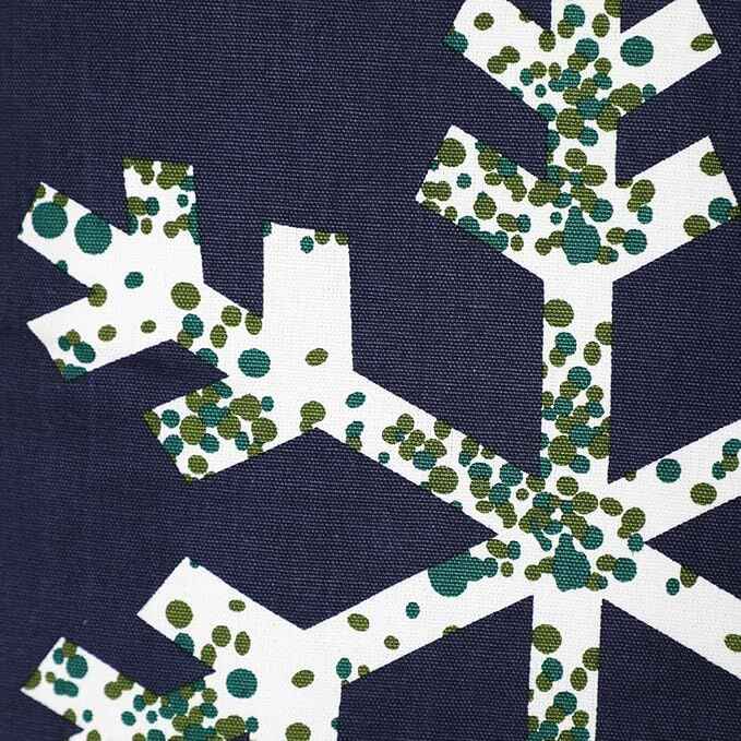 EcruE Luxury Snowflake Printed Cushion (16x16") – Cozy Winter Charm | Elegant Home Décor Accent