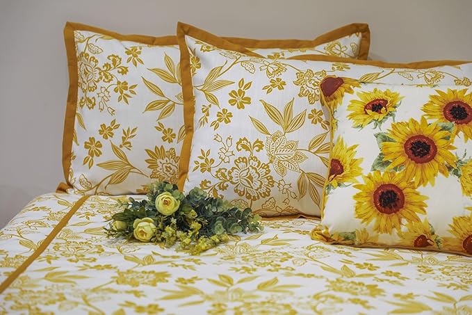 Luxury Meadow Ditsy Cotton Flat Bed Sheet Set