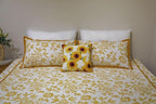 Luxury Meadow Ditsy Cotton Flat Bed Sheet Set