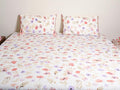 Premium Floral Watercolor Bed Sheet Set