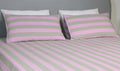 Premium Yarn-Dyed Woven Striped Bed Sheet Set