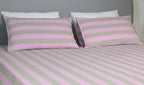 Premium Yarn-Dyed Woven Striped Bed Sheet Set