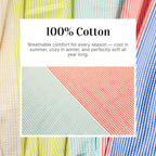 Classic Woven Stripe Bed Sheet Set
