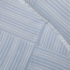 Luxury Woven Cotton/Poly Stripe Bed Sheet Set