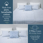 Luxury Woven Cotton/Poly Stripe Bed Sheet Set