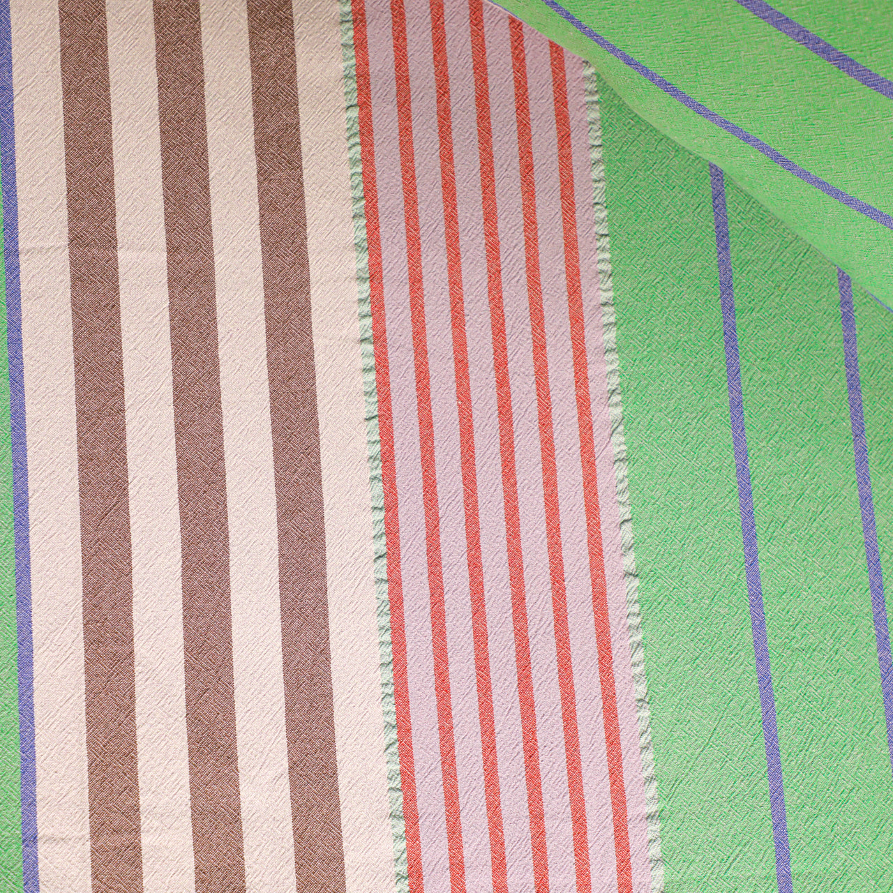 Luxury Woven Cotton Striped Textured Bed Sheet Set