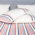 Prism Woven Stripe Cotton Flat Bed Sheet Set