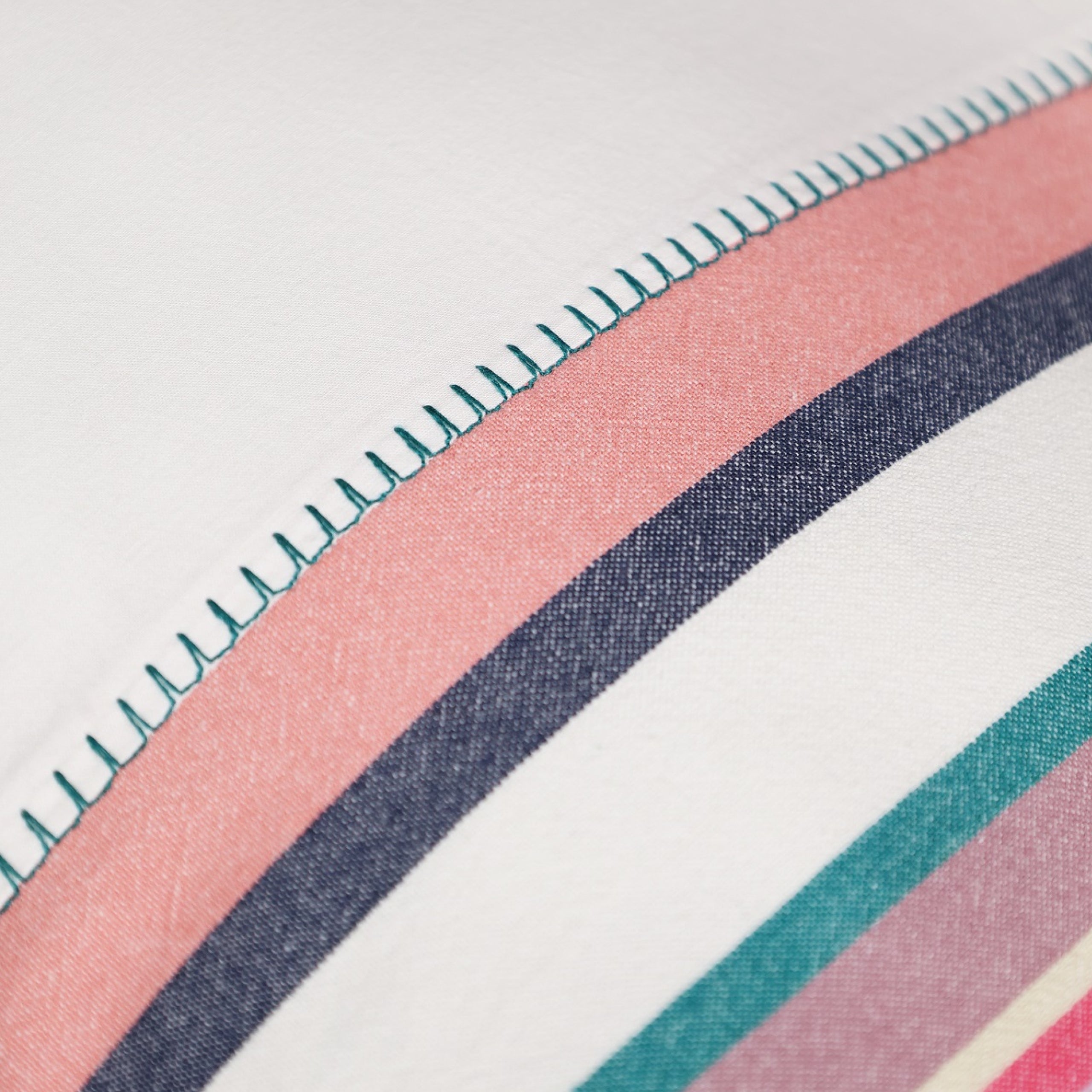 Prism Woven Stripe Cotton Flat Bed Sheet Set