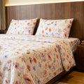 Premium Floral Watercolor Bed Sheet Set