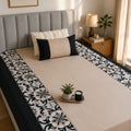 EcruE Premium Ozee Printed 100% Cotton Bed Sheet Set – Soft, Breathable & Comfortable