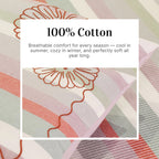 Multi-Colour Yarn-Dyed Stripe 100% Cotton Bed Sheet Set