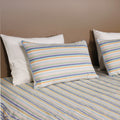 Atelier Yarn-Dyed Striped Cotton Flat Bed Sheet Set