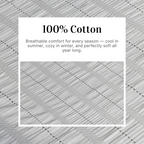 Pure Grain Seersucker Bed Cover Set