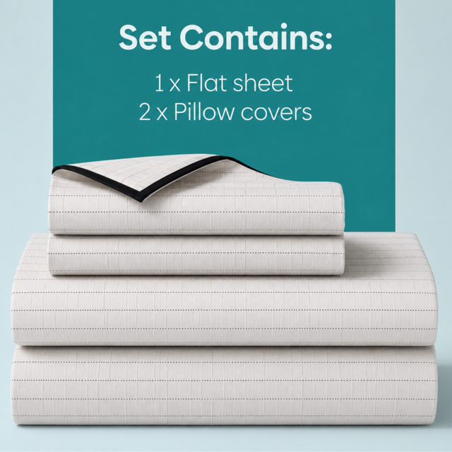 Pure Grain Seersucker Bed Cover Set
