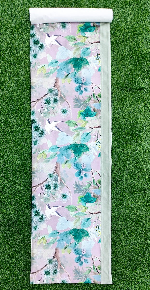 Enchanted Forest Velvet Printed Table Runner