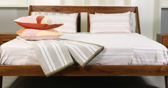 Heritage Stripe Patchwork Bed Cover Set