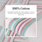 Premium Yarn-Dyed Woven Stripe Bed Sheet Set