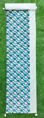 Magnolia Velvet Fusion Printed Table Runner