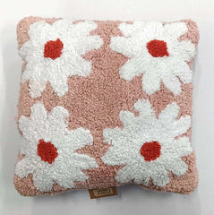 Floral Decorative Pillow 10x10''
