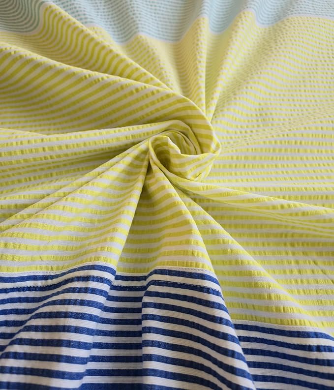 Classic Woven Stripe Bed Sheet Set