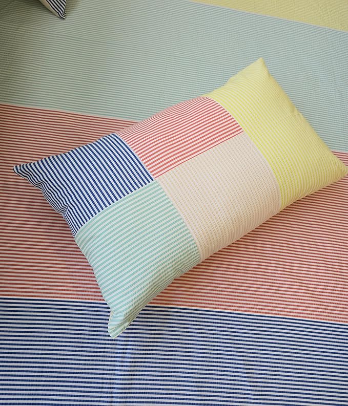 Classic Woven Stripe Bed Sheet Set