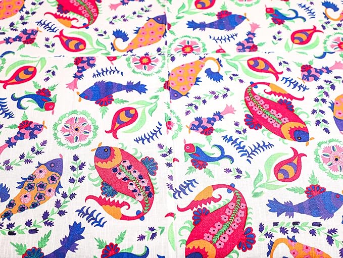 Premium Cotton Abstract Motif Printed Bed Sheet Set