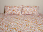 Luxury Cotton Seersucker Floral Printed Bed Sheet Set