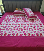 Premium Floral Cotton Printed Bed Sheet Set