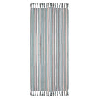 Horizon Multi-Color Stripe Waffle Bath Towel Set Of 2 Pieces
