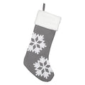 Snowflake Embroidered Stocking