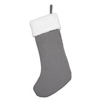Snowflake Embroidered Stocking