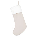Deer Applique With Embroidery Stocking