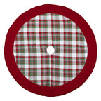 Woven Plaid T-Skirt