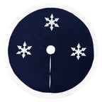 Snowflake Embroidered T Skirt