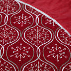 Snowflake Zari Embroidered T Skirt
