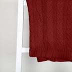 Cable Knitted Throw 50x60