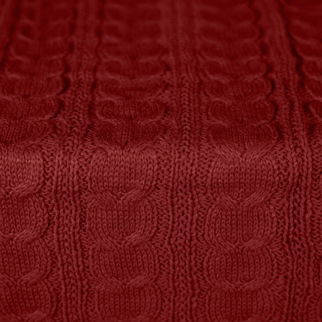 Cable Knitted Throw 50x60