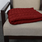 Cable Knitted Throw 50x60