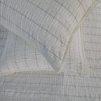 Metric Stitch Seersucker Quilt Set