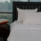 Metric Stitch Seersucker Quilt Set