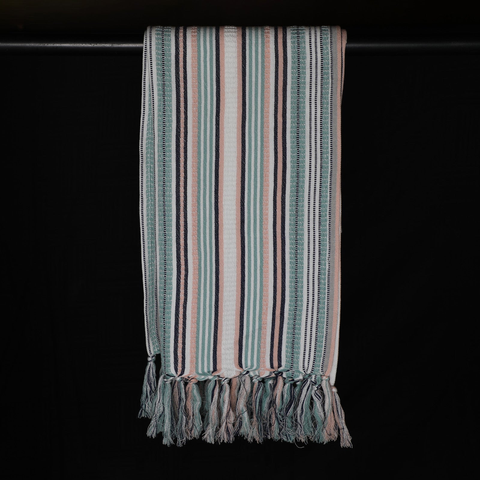 EcruE Multi-Color Cotton Waffle Bath Towel – Where Color Meets Comfort | 27x52 inches | Quick Dry | Made in India