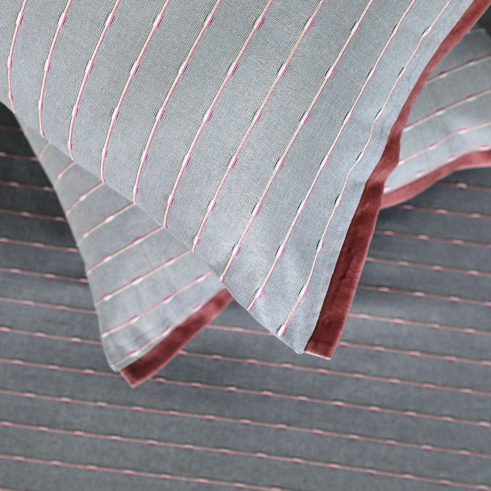 Riviera Rib-Woven Cotton-Blend Flat Bed Sheet Set
